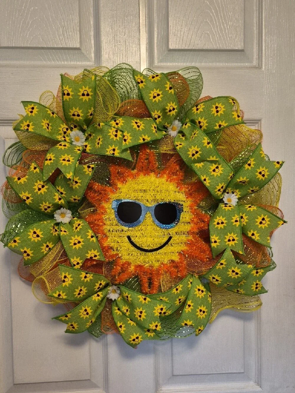 Wreath, Door Decoration, Bright & Happy Sunshine
